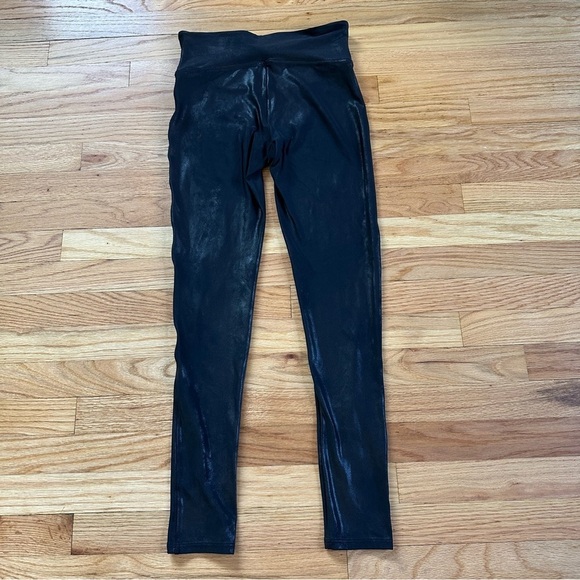 Spanx Faux Leather Legging Black Sz MP - Picture 9 of 9